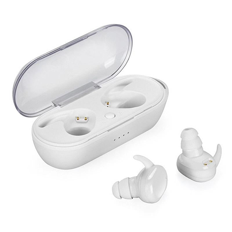 Waterproof Touch Wireless Bluetooth Earphones Charging Box White Earbuds
