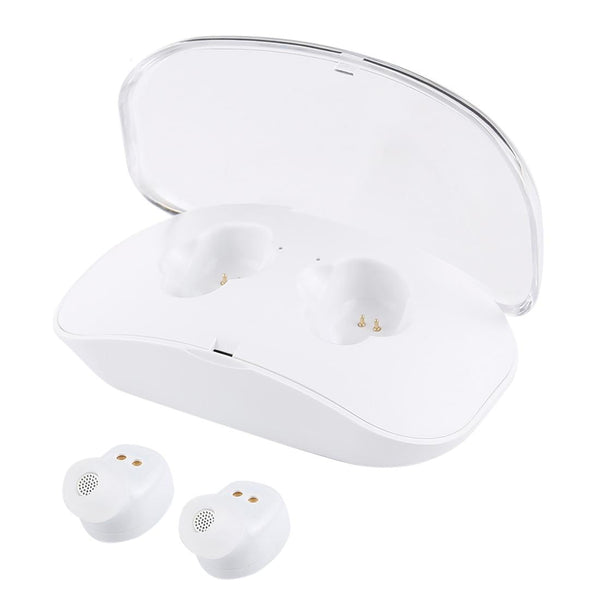 In Ear Bluetooth Earphone With Charging Box X I8s White Headphones