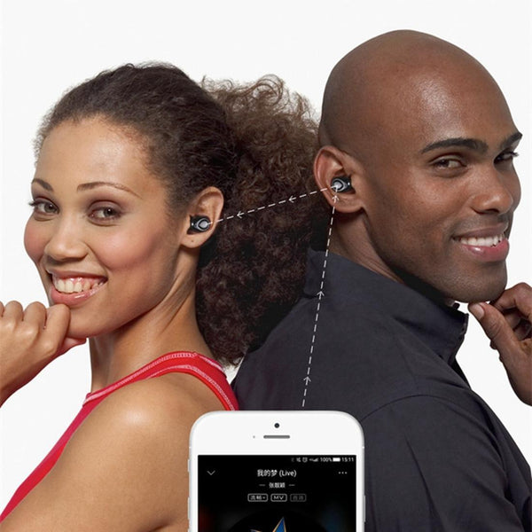 In Ear Bluetooth Earphone With Charging Box X I8s White Headphones