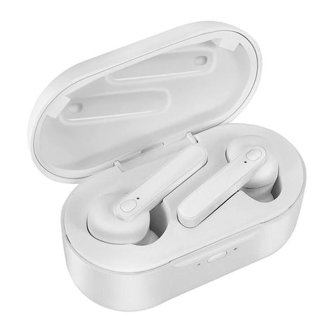Waterproof Bluetooth Earphones With Magnetic Charging Box 5.0 White Earbuds