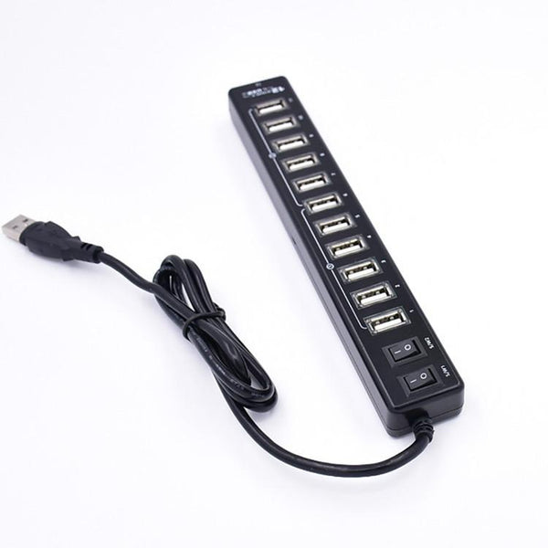 12 Port Usb 2.0 Hub For Laptops And Netbooks White Usb Cables Hubs & Adapters