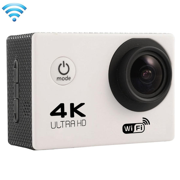 170 Degree Wide Angle Wifi Action Camera With Waterproof Case Supports 64Gb Micro Sd_White Digital Cameras