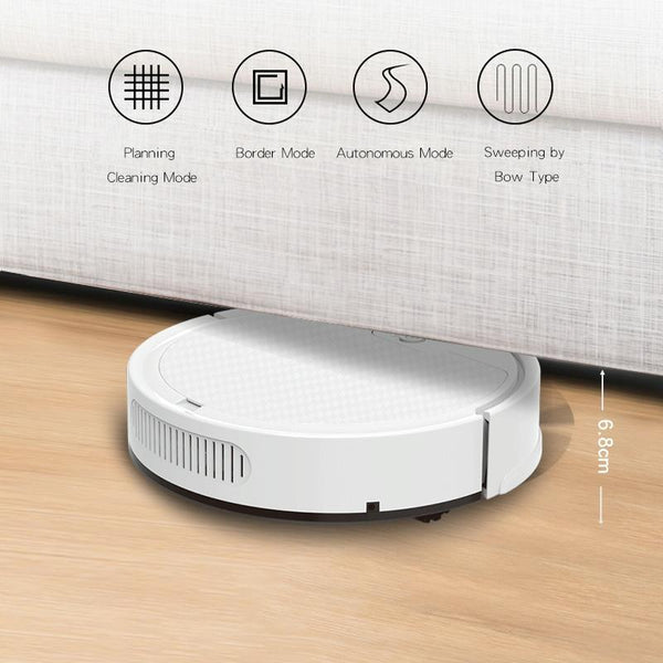 Smart Path Charging Sweeping Robot For Household White Carpet & Floor Sweepers