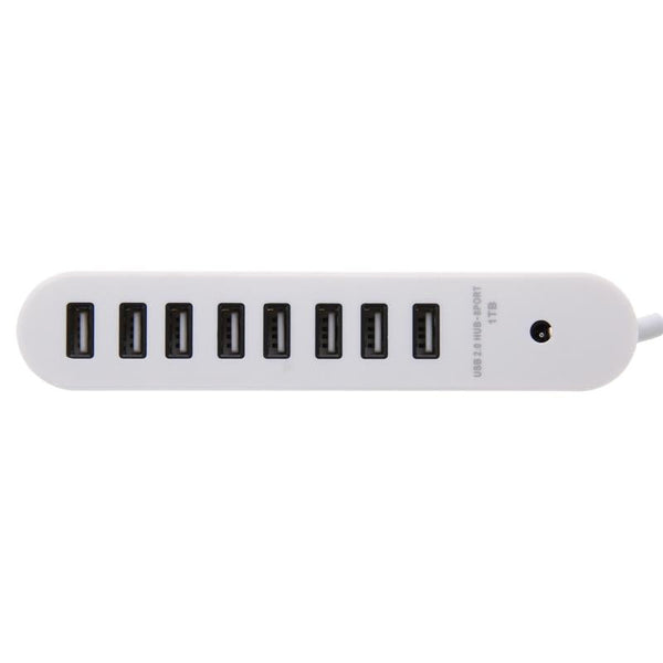 8 Port Usb 2.0 Hub 50Cm Length White Usb Cables Hubs & Adapters