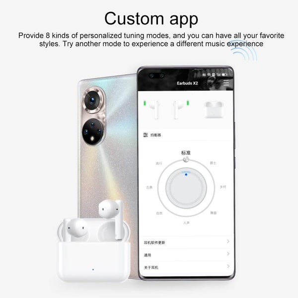 X2 True Wireless Bluetooth Iceland White Earbuds