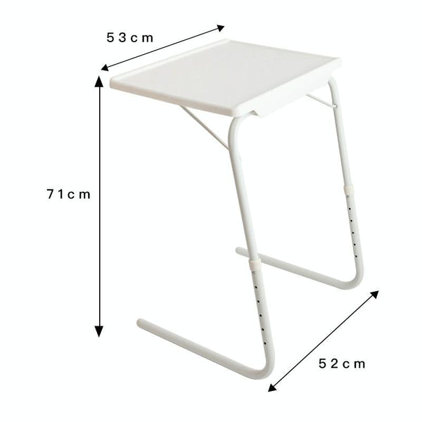 Foldable Laptop Table With Steel Tube Bracket And Plastic Pad Stands Holders & Car Mounts