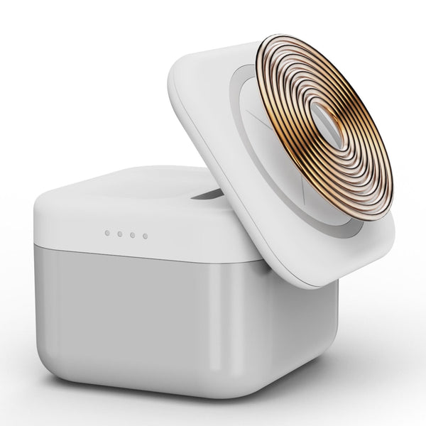 15W 3 In Magnetic Wireless Charger White Chargers & Cradles