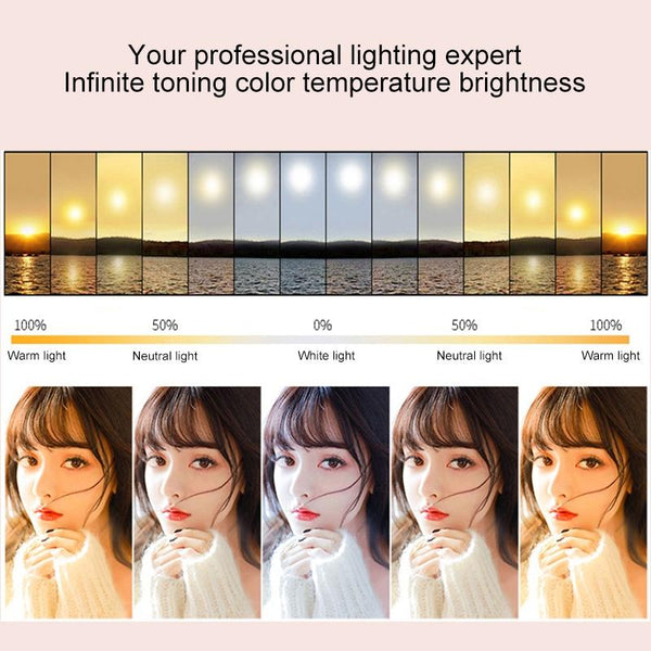 Beauty Eye Care Filling Light Holder For Live Streaming White Selfie Lights