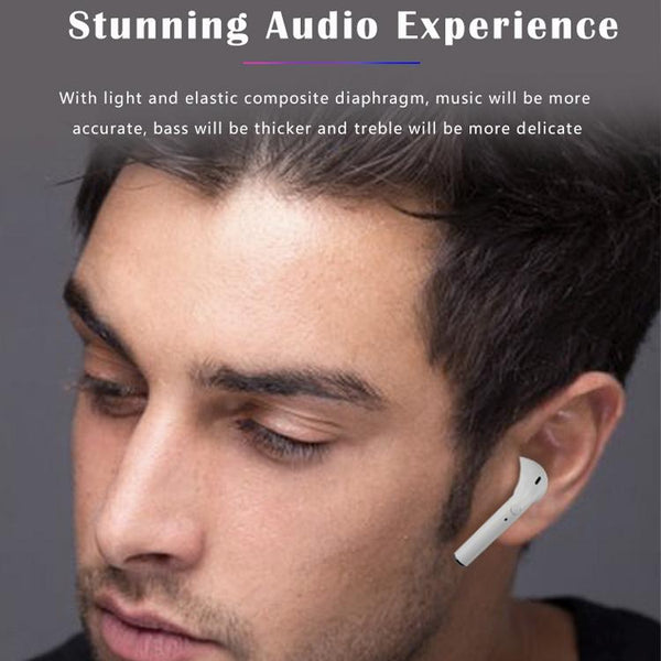 Wireless Tws Sport Stereo Bluetooth Headset With Charging Box 5.0 Earbuds