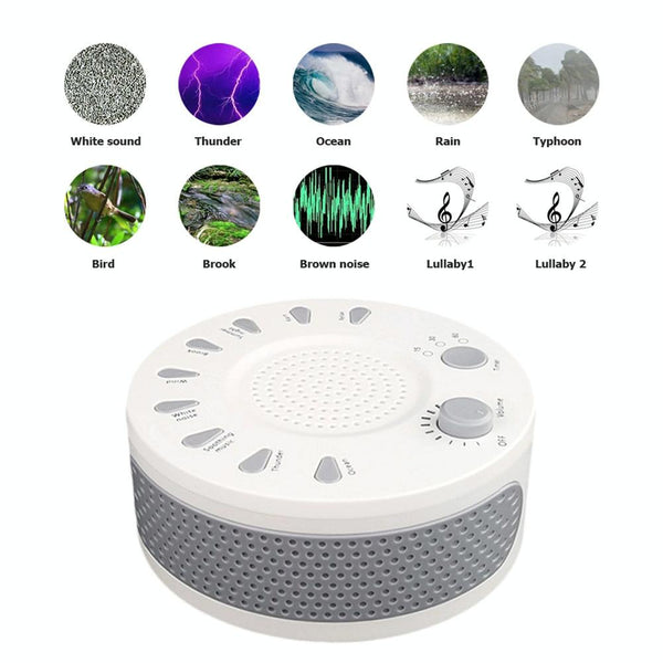 Sleep Sound Machine 9 Timed Music Options White Sound Therapy