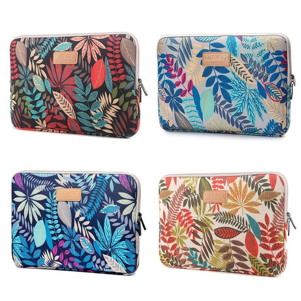 Colourful Leaves Sleeve Case For Amazon Kindle Zipper Briefcase White Tablets & Ebook Readers