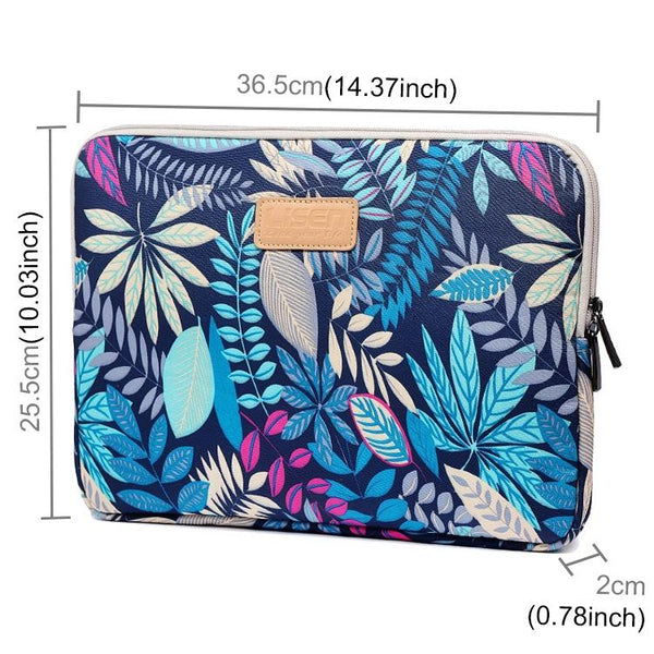 Colourful Leaves Sleeve Case For Macbook Samsung Sony Dell Alienware Chuwi Asus Hp Laptops White Laptop Cases & Bags