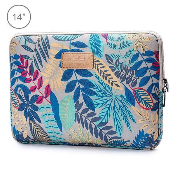 Colourful Leaves Sleeve Case For Macbook Samsung Sony Dell Alienware Chuwi Asus Hp Laptops White Laptop Cases & Bags