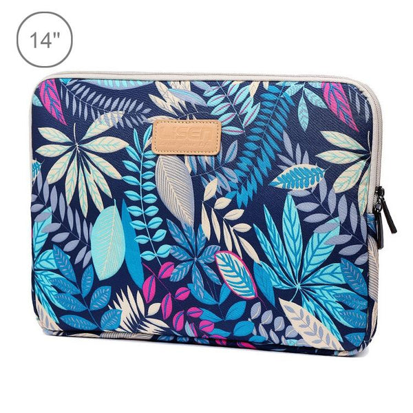 Colourful Leaves Sleeve Case For Macbook Samsung Sony Dell Alienware Chuwi Asus Hp Laptops White Laptop Cases & Bags
