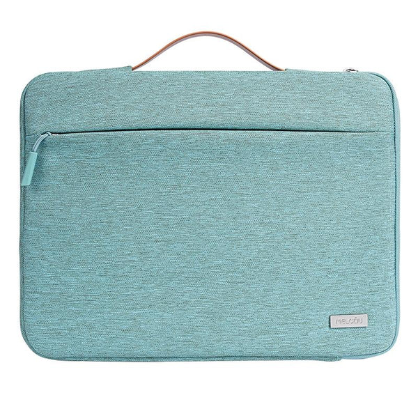 Waterproof Laptop Sleeve Bag With Zipper Handheld Beige White Laptop Cases & Bags