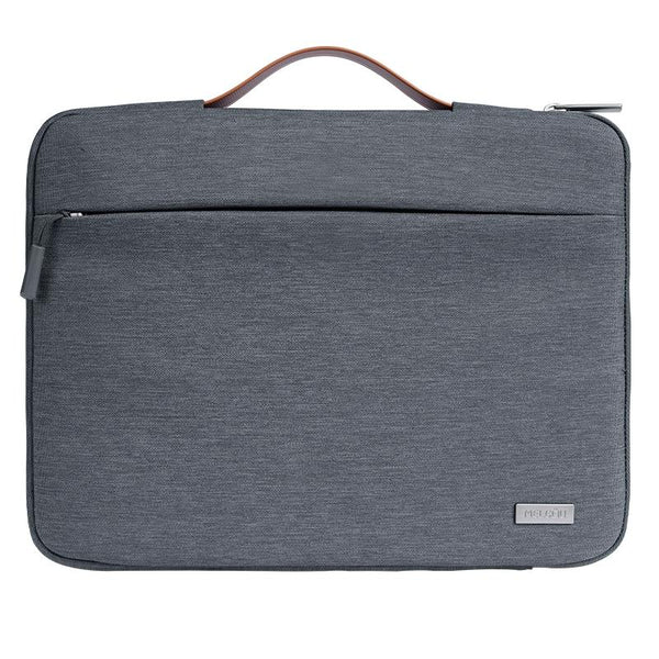 Waterproof Laptop Sleeve Bag With Zipper Handheld Beige White Laptop Cases & Bags