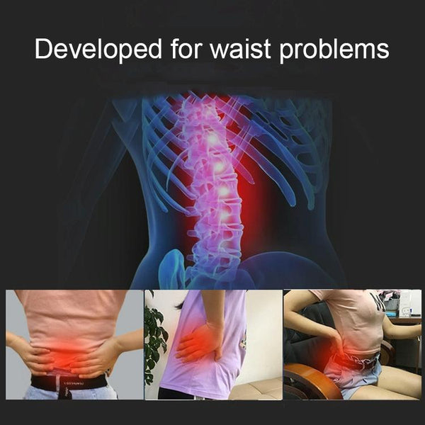 Back Pain Relief Device Lumbar Traction Stretcher Red + White Other Orthopaedic Products