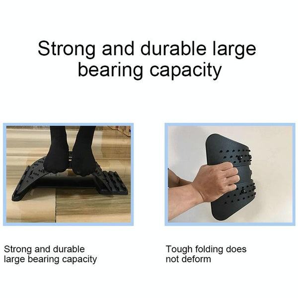 Back Pain Relief Device Lumbar Traction Stretcher Red + White Other Orthopaedic Products