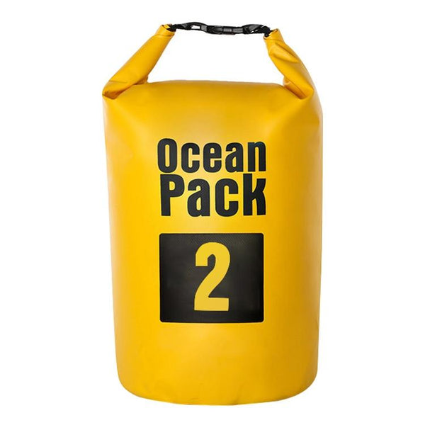 Waterproof Outdoor Dry Bag 2L Pvc Barrel For Ultimate Protection Yellow Dry Bags