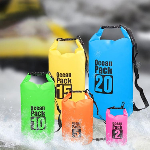 Waterproof Outdoor Dry Bag 2L Pvc Barrel For Ultimate Protection Yellow Dry Bags