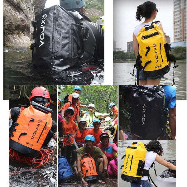 Waterproof Upstream Storage Shoulder Bag L For Mountaineering Yellow Climbing Bags