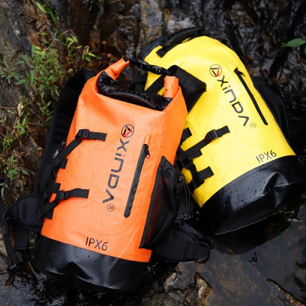 Waterproof Upstream Storage Shoulder Bag L For Mountaineering Yellow Climbing Bags
