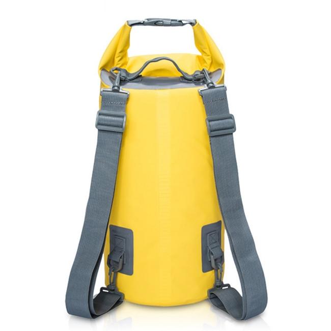 Waterproof Dual Shoulder Dry Bag 50L Capacity Yellow Dry Bags