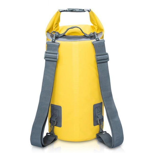 Waterproof Dual Shoulder Dry Bag 50L Capacity Yellow Dry Bags