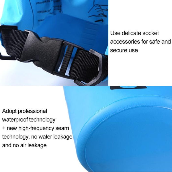 Waterproof Single Shoulder Bag Dry Sack 5L Capacity Yellow Dry Bags
