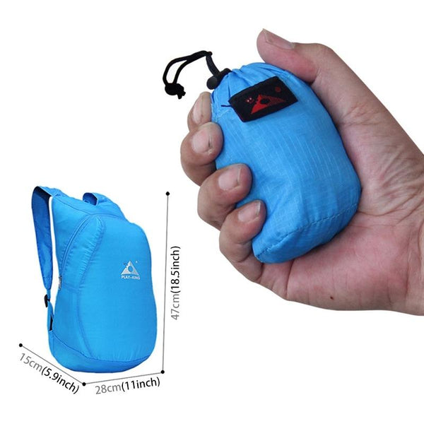 Ultralight Foldable Anti Splash Bag For Outdoor Climbing 20L Capacity Max Load 15Kg Yellow Climbing Bags