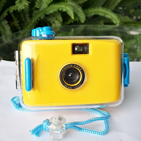Waterproof Retro Film Camera For Kids Mini Point And Shoot Audio Video Digital Cameras