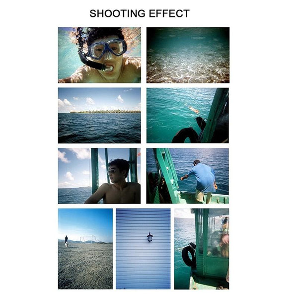 Waterproof Retro Film Camera For Kids Mini Point And Shoot Audio Video Digital Cameras