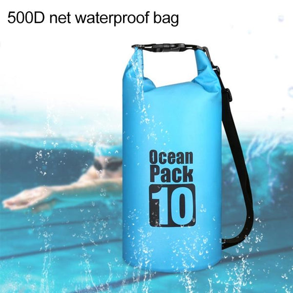 Waterproof Single Shoulder Bag Dry Sack 15L Capacity Yellow Dry Bags