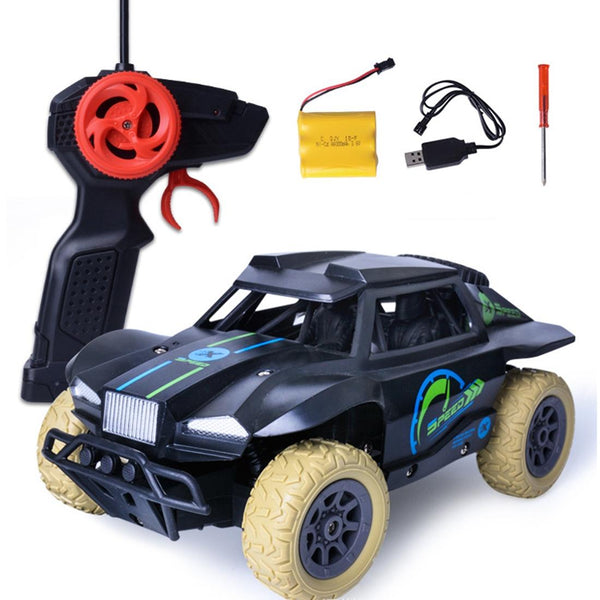 High Speed Off Road Drifting Toy Truck With 27Mhz Remote Control For Kids Yellow Remote Controlled Toys