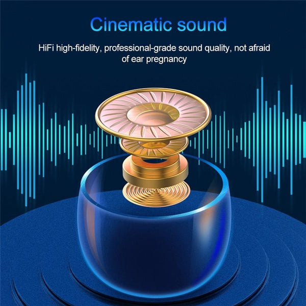 Wireless Noise Cancelling With Charging Case Yellow Earbuds