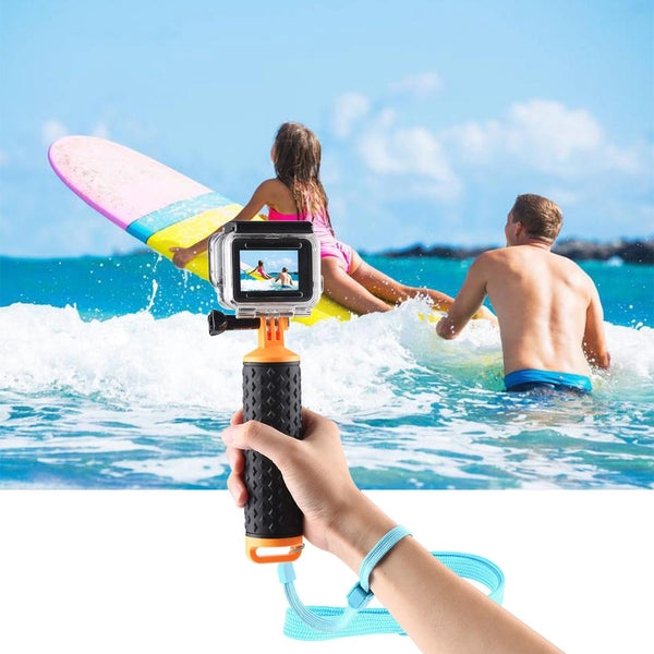 Buoyant Floating Handle Grip For Gopro And Action Cameras With Strap Audio Video Straps & Hand Grips