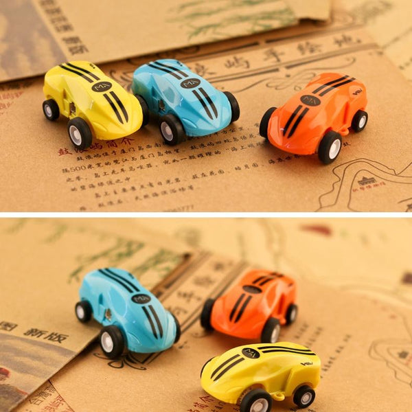 360 Degree Rotary Mini Laser Pocket Car Racing Toy Yellow Rc Model Vehicles
