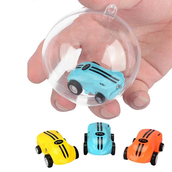 360 Degree Rotary Mini Laser Pocket Car Racing Toy Yellow Rc Model Vehicles