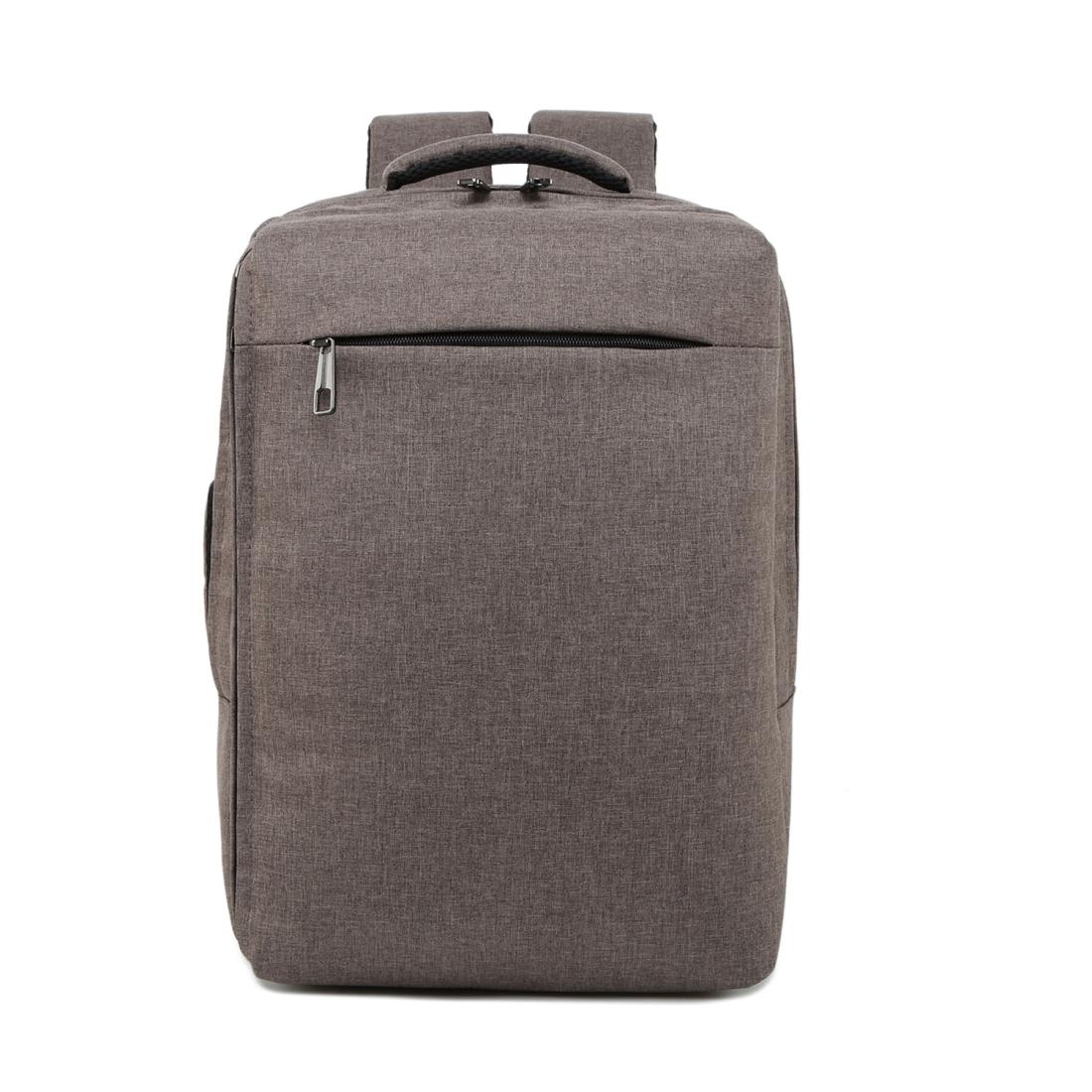 Breathable Casual Backpack For Notebooks And Tablets Large Capacity Brown Bags