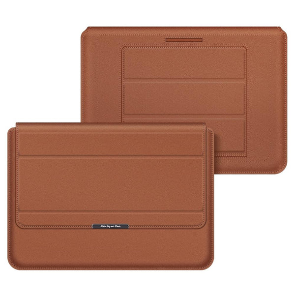 Waterproof 4 In 1 Laptop Holder With Wrist Protection Fits 17 Inch Brown Laptop Cases & Bags