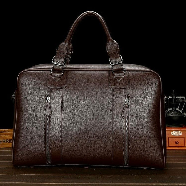 Large Leather Gym & Travel Bag Spacious Stylish Gym Bags