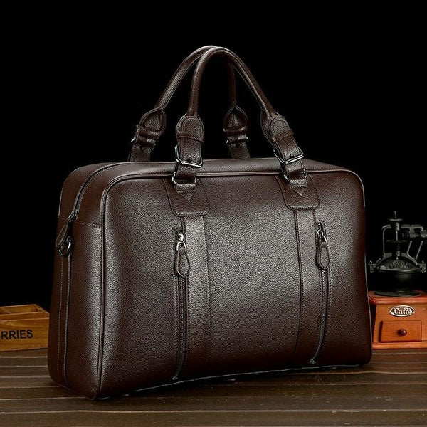 Large Leather Gym & Travel Bag Spacious Stylish Gym Bags