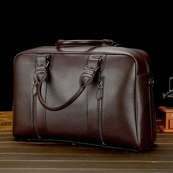 Large Leather Gym & Travel Bag Spacious Stylish Gym Bags