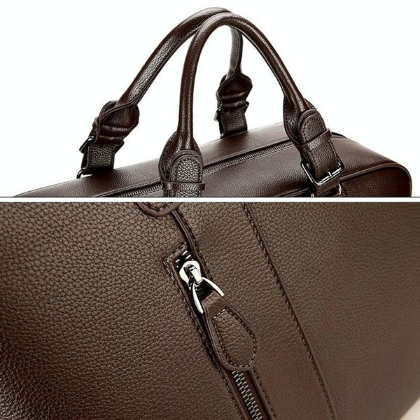 Large Leather Gym & Travel Bag Spacious Stylish Gym Bags