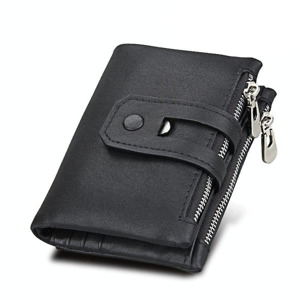 Men Rfid Blocking Cowhide Leather Wallet Crazy Horse Texture Ccb1083z Wallets