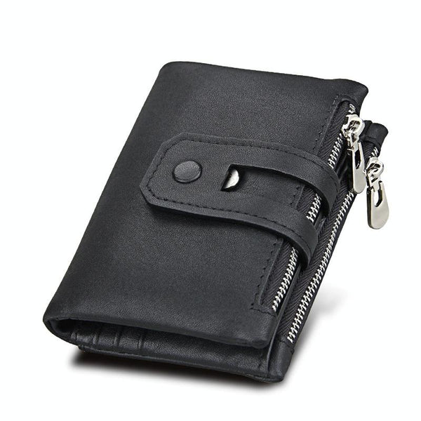 Men Rfid Blocking Cowhide Leather Wallet Crazy Horse Texture Ccb1083z Wallets