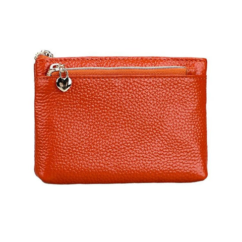 Spacious Texture Rfid Hand Wallet In Orange For Fashion Accessories Wallets