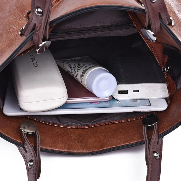 Stylish Brown Pu Shoulder Bag For Women Women's Bags & Handbags