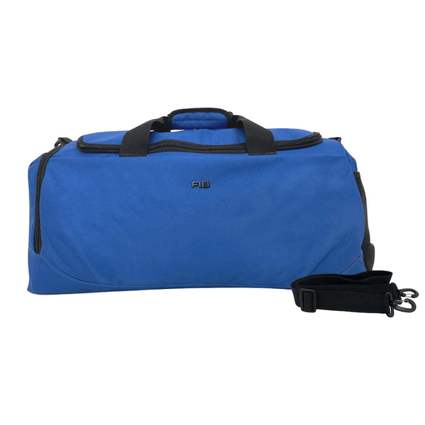 Fib 60L Sports Duffle Bag Duffel Gym Canvas Travel Foldable Blue Duffle Bags