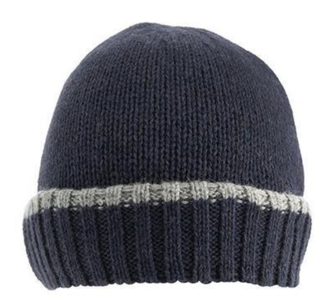 Dents Mens Knitted Hat W/ Turn Up Brim Warm Winter Ski Navy Slate Hats